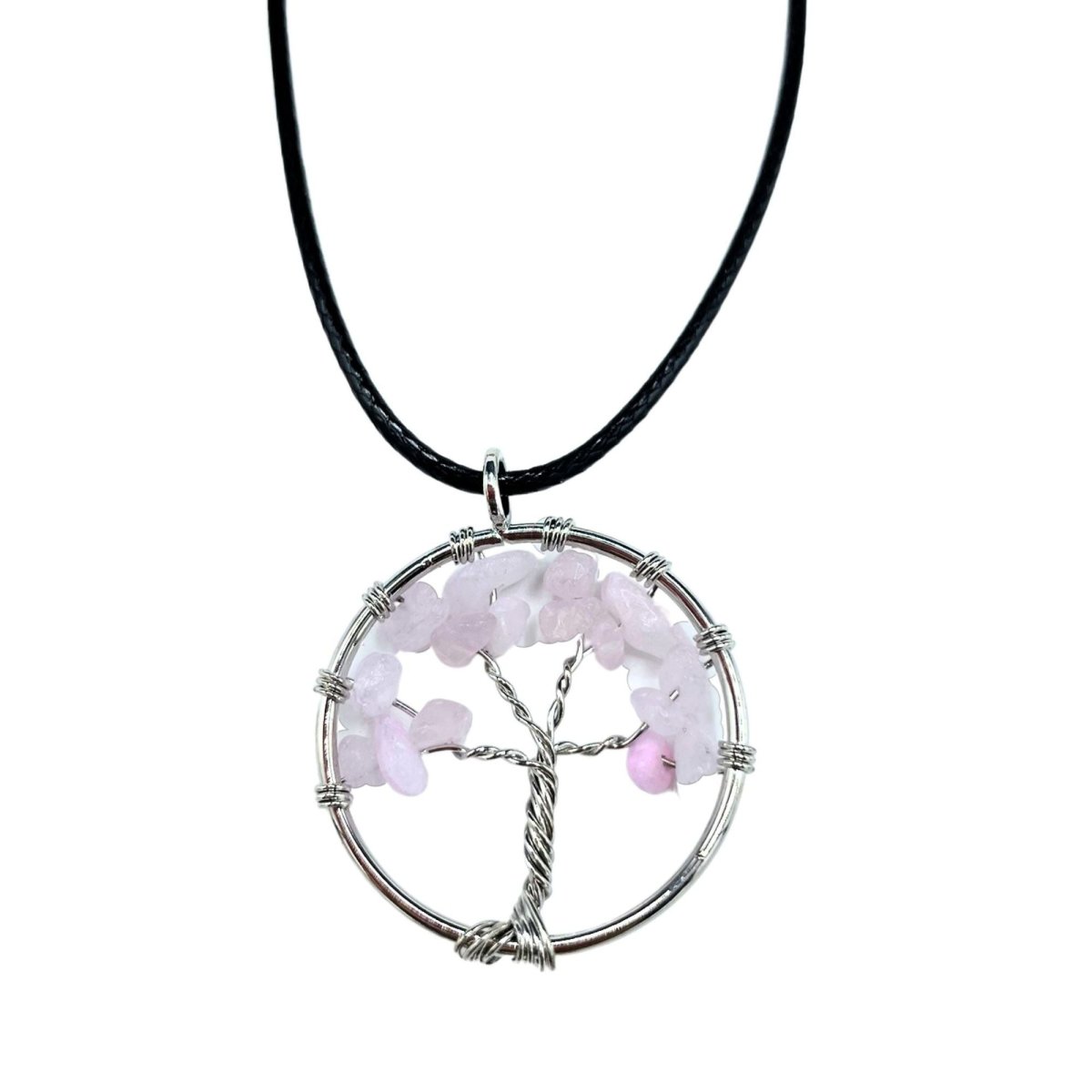 Tree of Life Pendant - Rose Quartz - Talen
