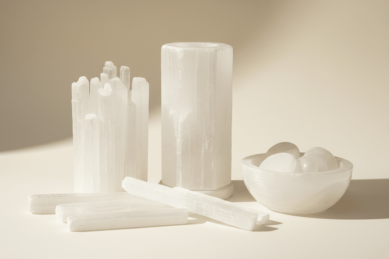 Collezione di selenite