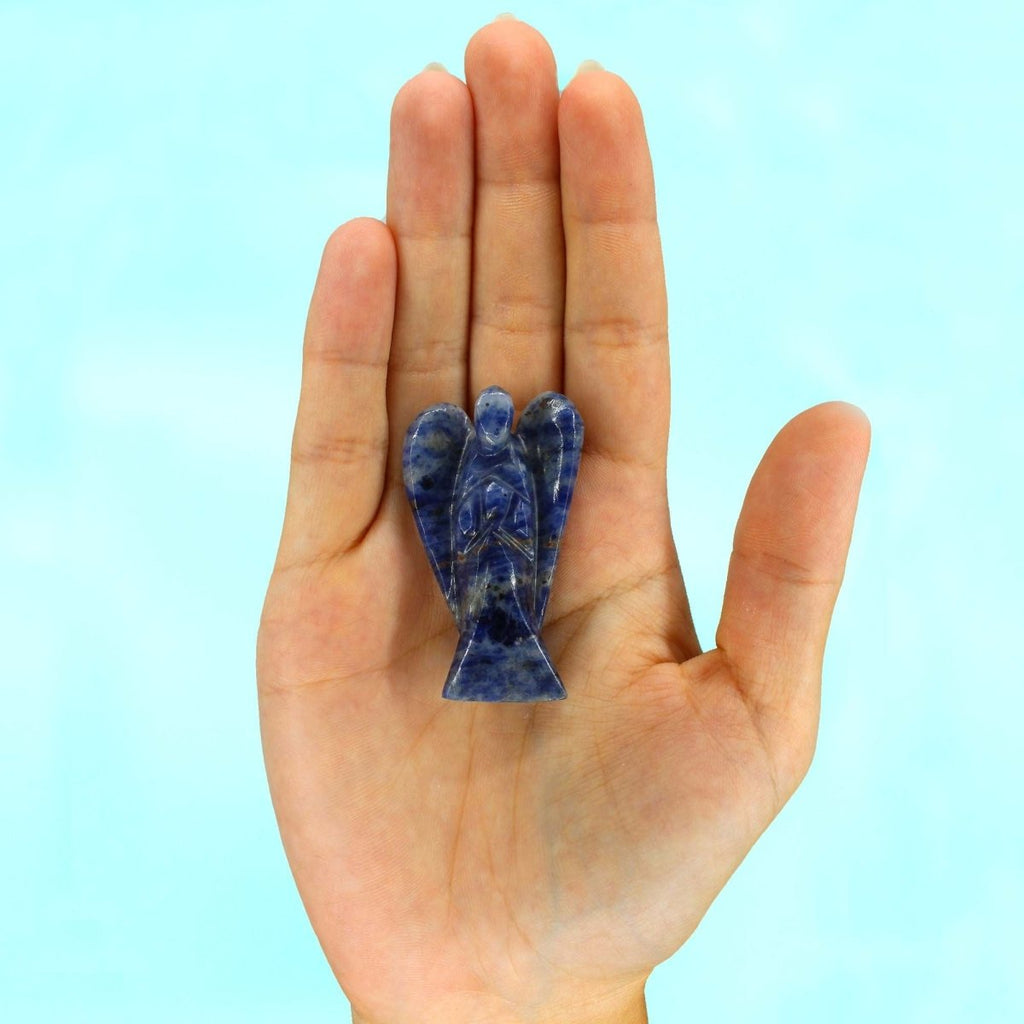 Angelo Intagliato a Mano in Sodalite - Aureth
