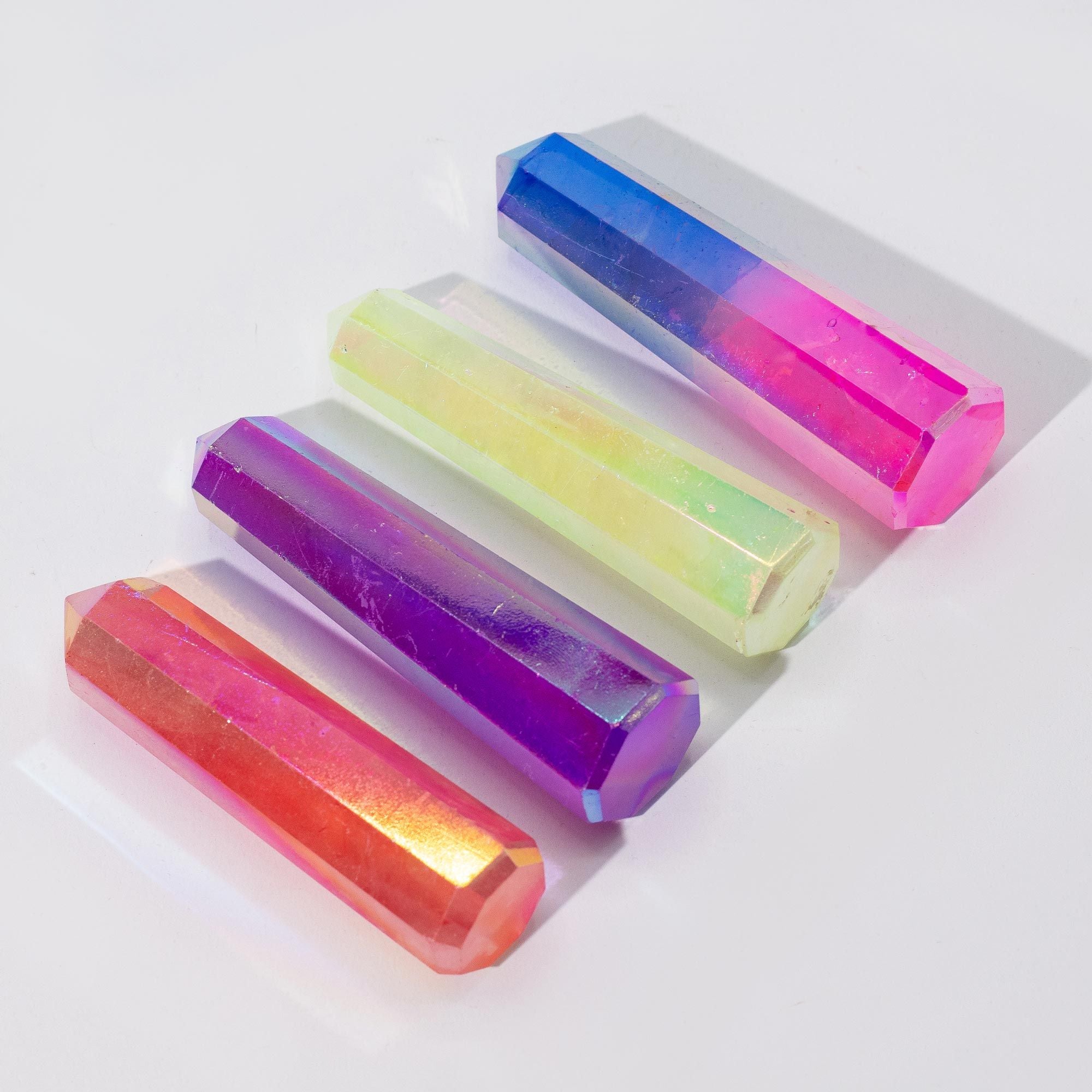 Obelisco Aura Cristallo Quarzo Viola 9cm 1pezzo