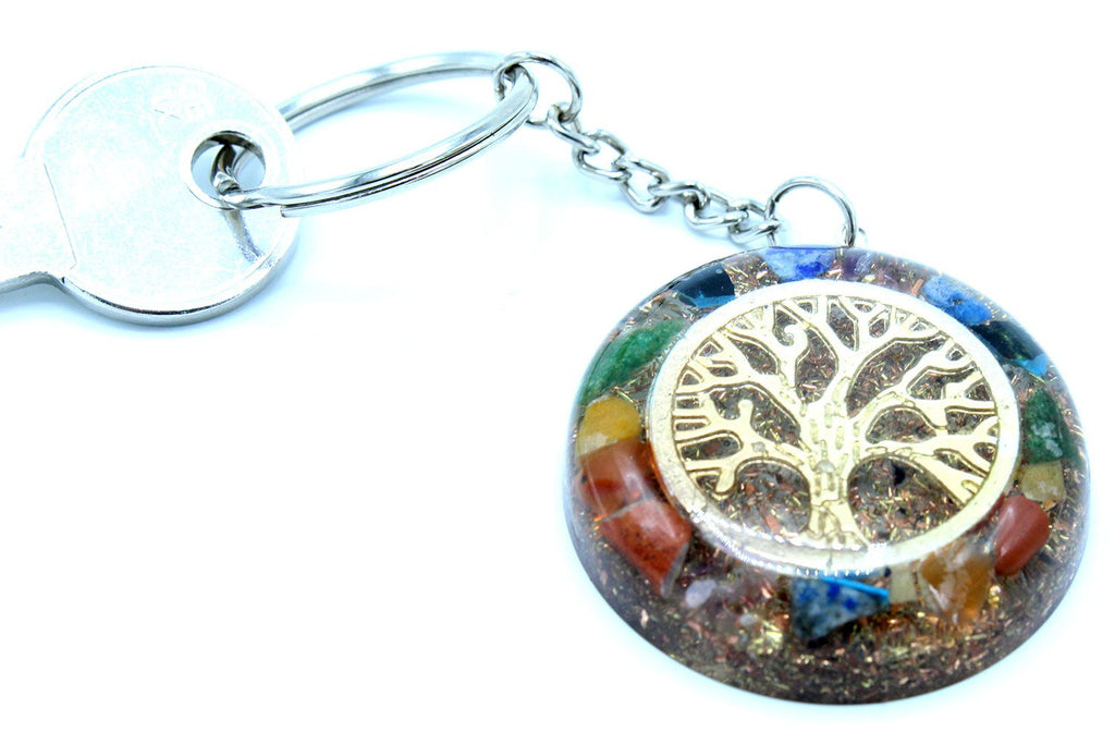 Portachiavi Orgonite Albero della Vita Chakra