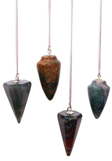 Pendolo Magico Bloodstone per Chakra e Radicamento 1pezzo