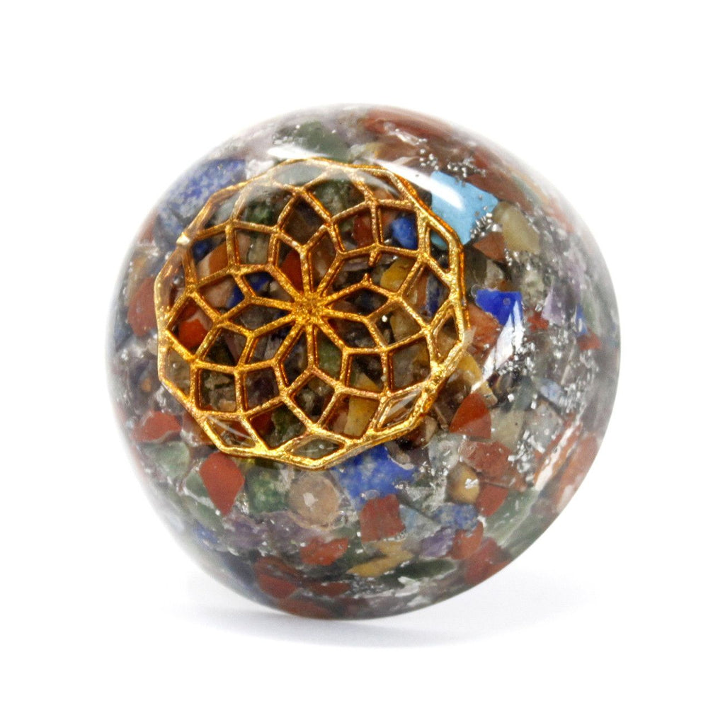 Supporto Energetico da Scrivania Orgonite - Multi Pietra