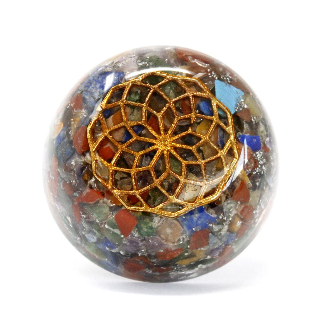 Supporto Energetico da Scrivania Orgonite - Multi Pietra