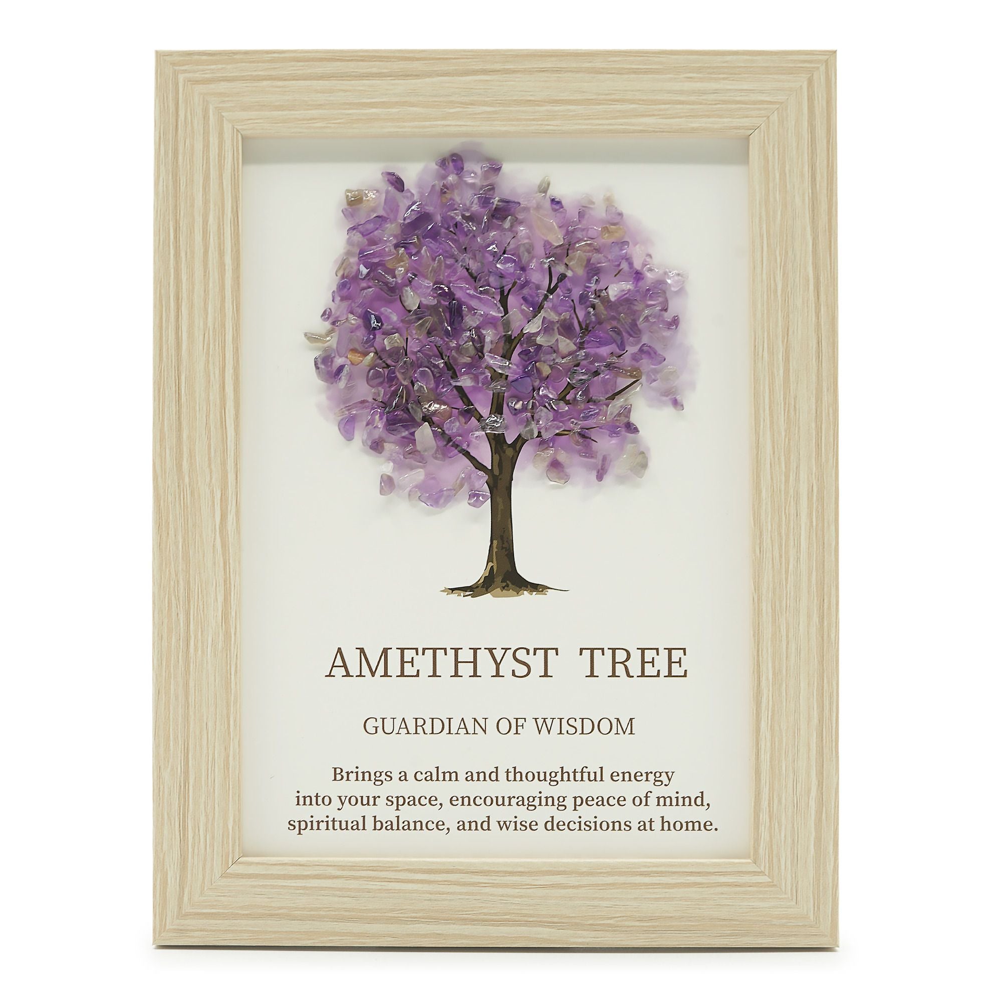 Quadro Albero della Vita con Ametista (20x14.7x1cm)