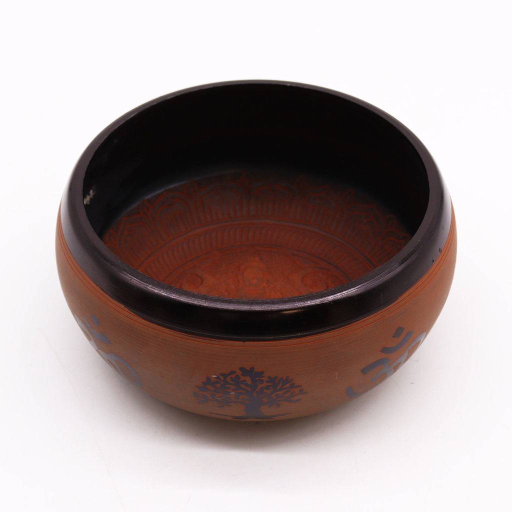 Ciotola Tibetana Earth Powder Om Buddha 16cm