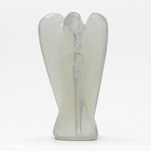 Angelo in Pietra Scolpita a Mano - Opalite