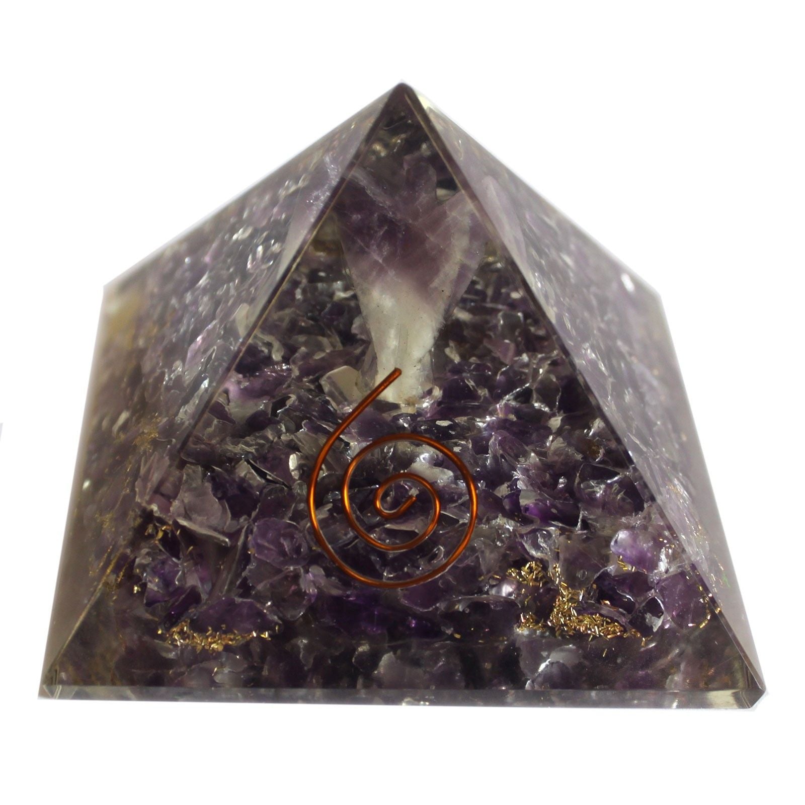 Piramide Orgonite Grande 70mm - Angelo