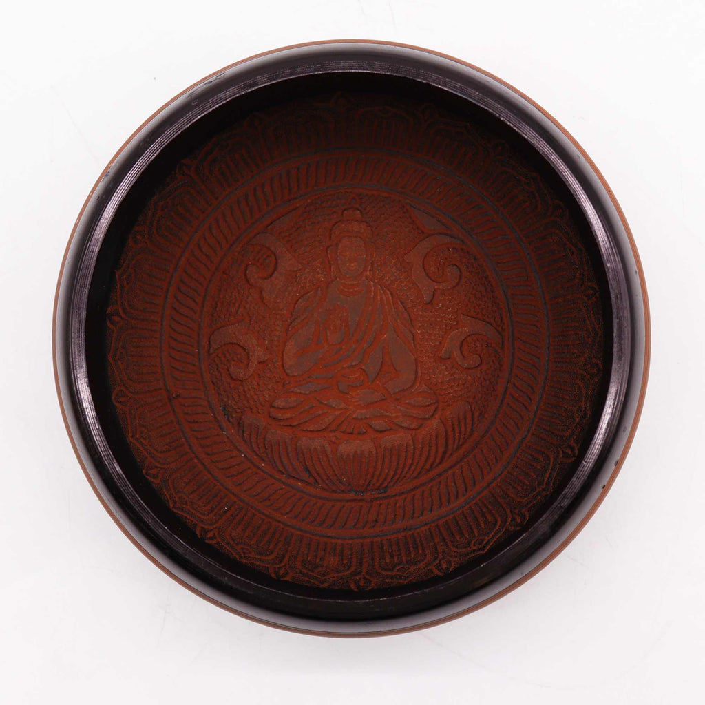 Ciotola Tibetana Earth Powder Om Buddha 16cm