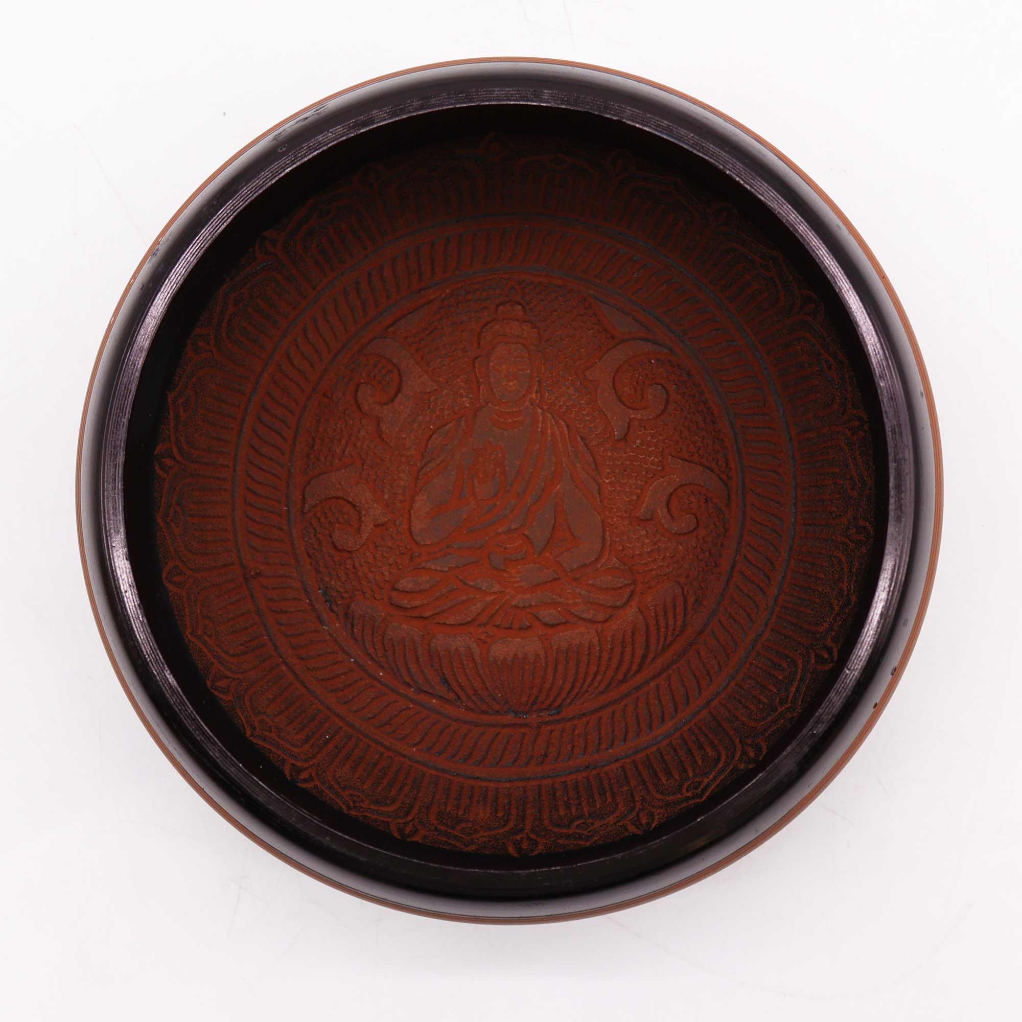 Ciotola Tibetana Earth Powder Om Buddha 16cm