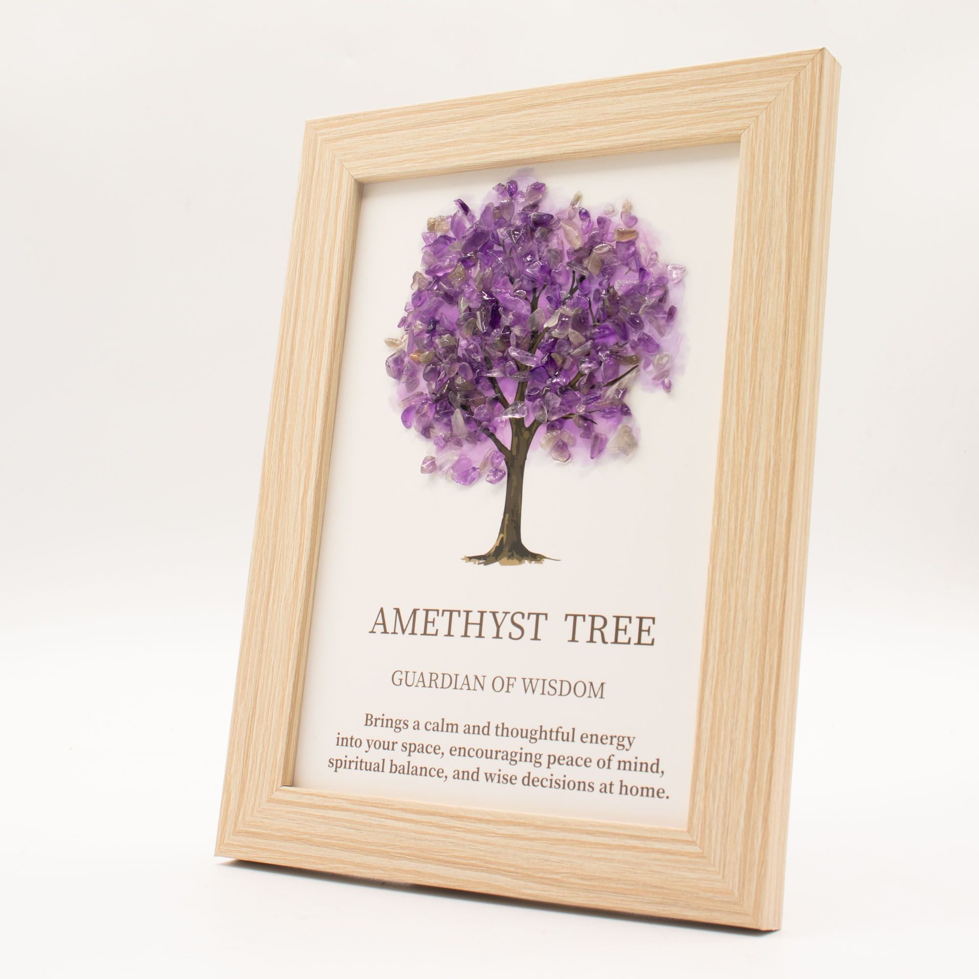Quadro Albero della Vita con Ametista (20x14.7x1cm)