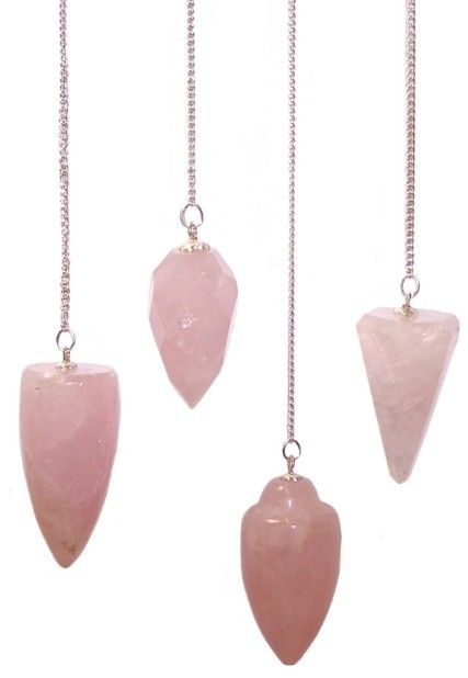 Pendolo Magico Quarzo Rosa - Chakra e Cuore 1pezzo