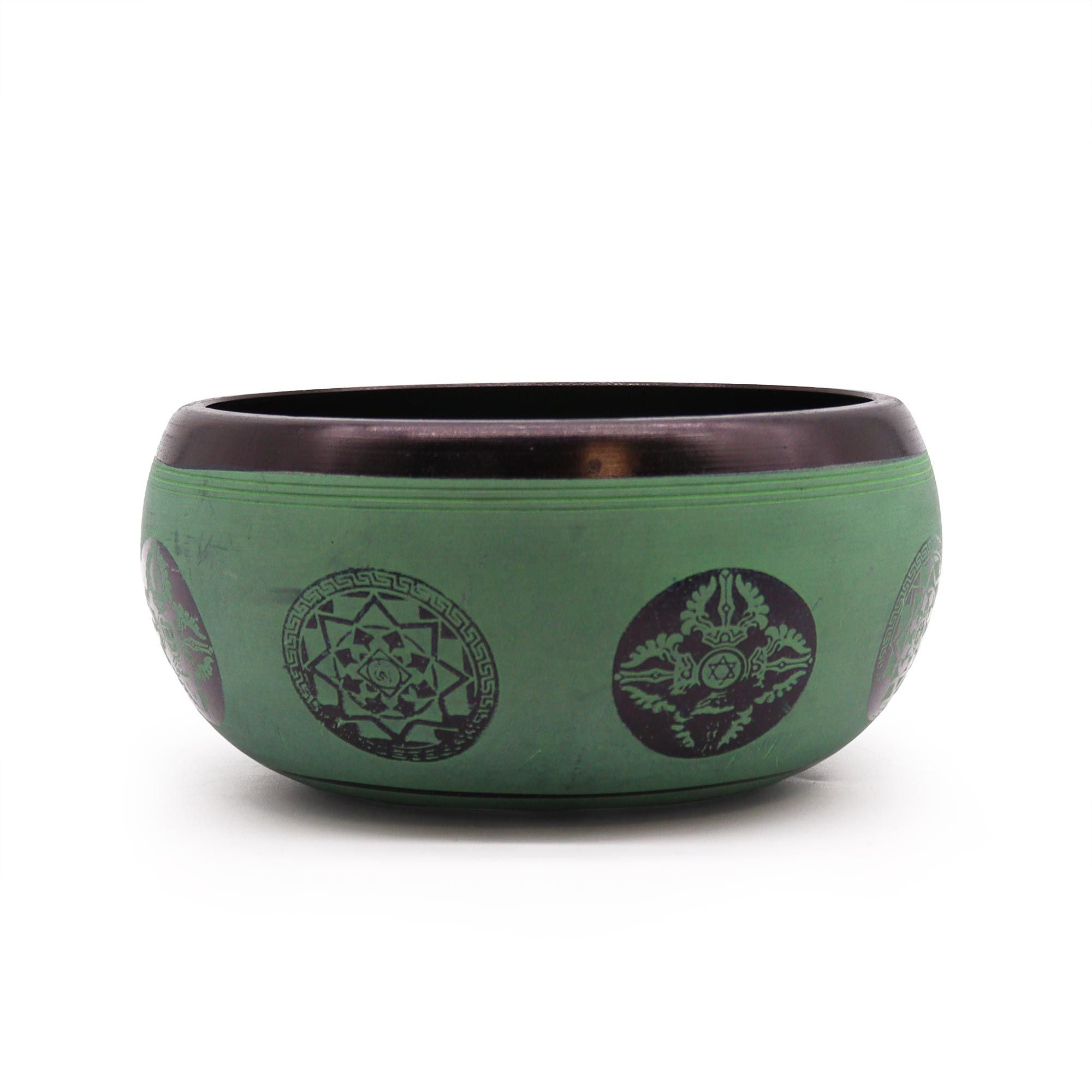 Campana Tibetana Mandala Buddha 16cm