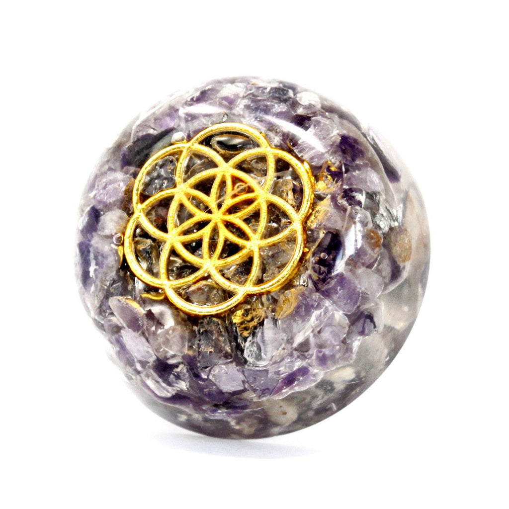 Confezione Orgonite da Scrivania - Cupola Ametista
