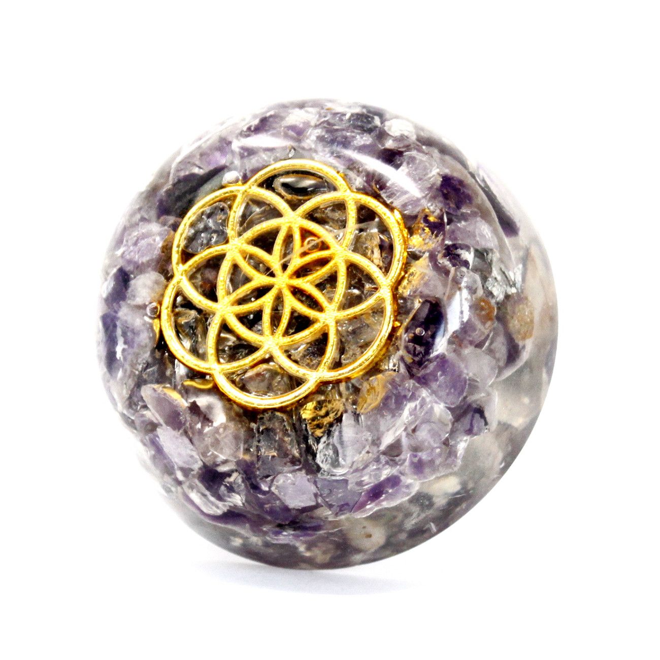 Confezione Orgonite da Scrivania - Cupola Ametista