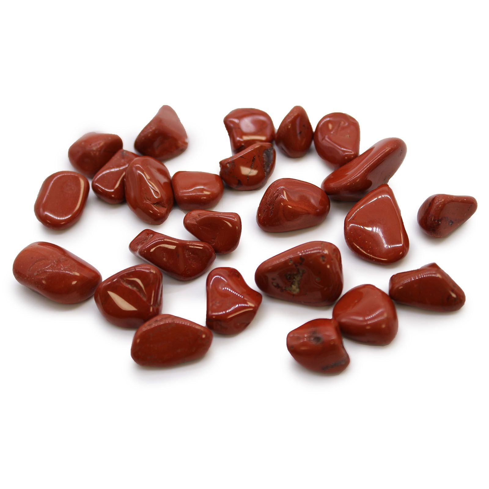 Pietre Africane Piccole - Diaspro Rosso 24pezzi