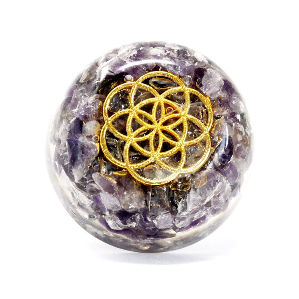 Confezione Orgonite da Scrivania - Cupola Ametista