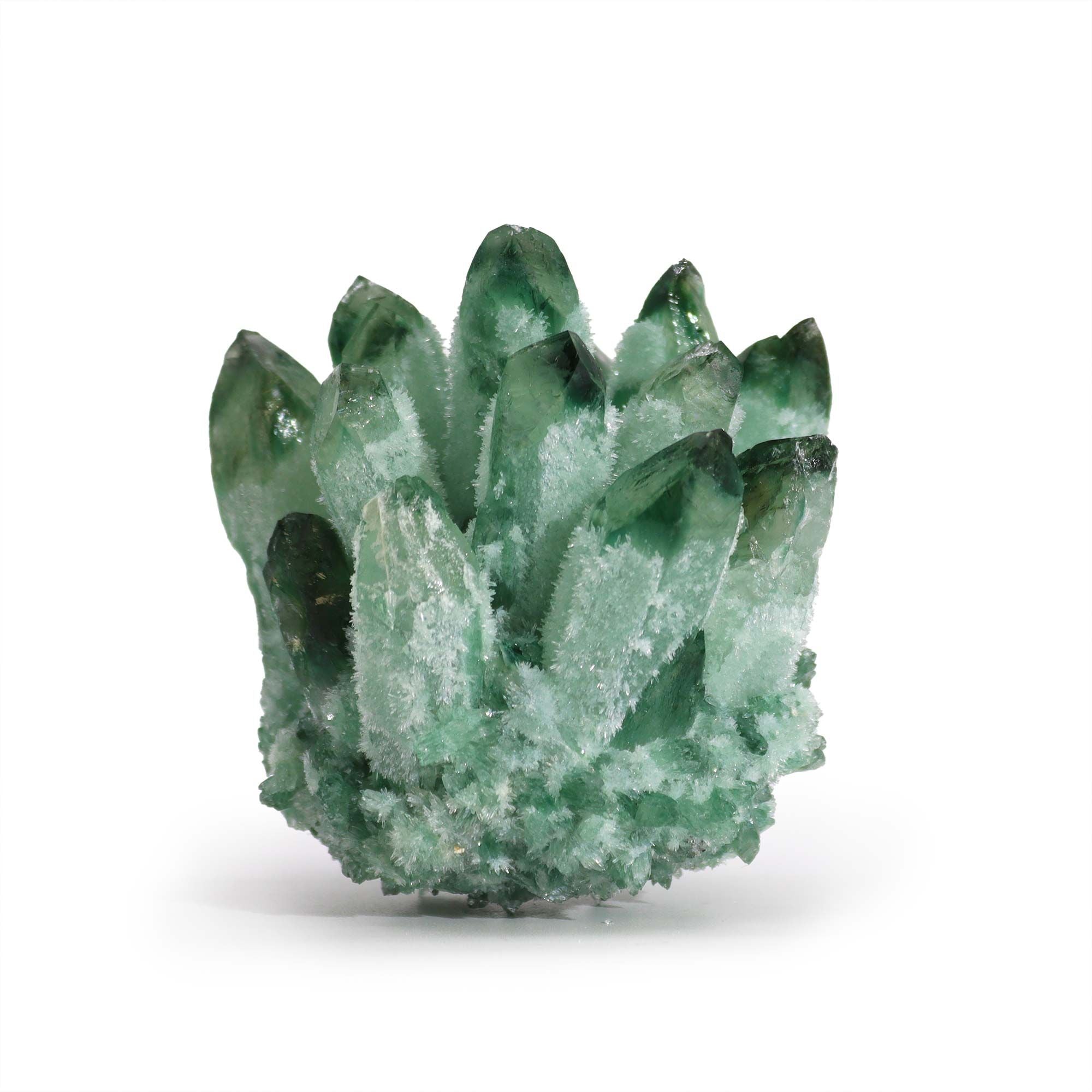 Cluster di Quarzo Verde - Green Ghost Quartz 1pezzo
