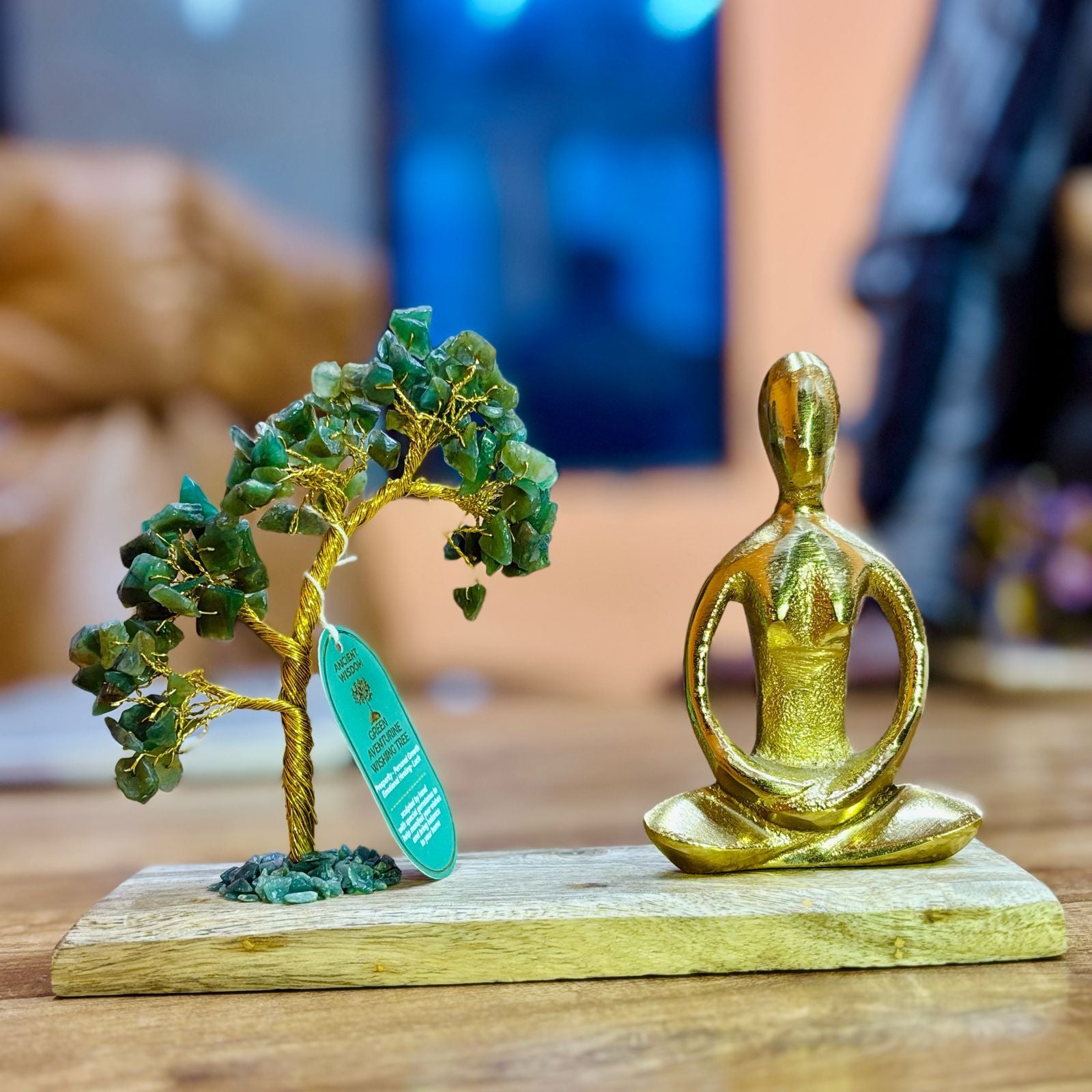 Giardino Yoga Padmasana - Avventurina Verde 100 pietre
