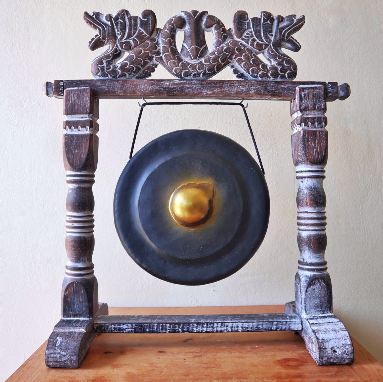 Gong Piccolo con Supporto 25cm - Nero