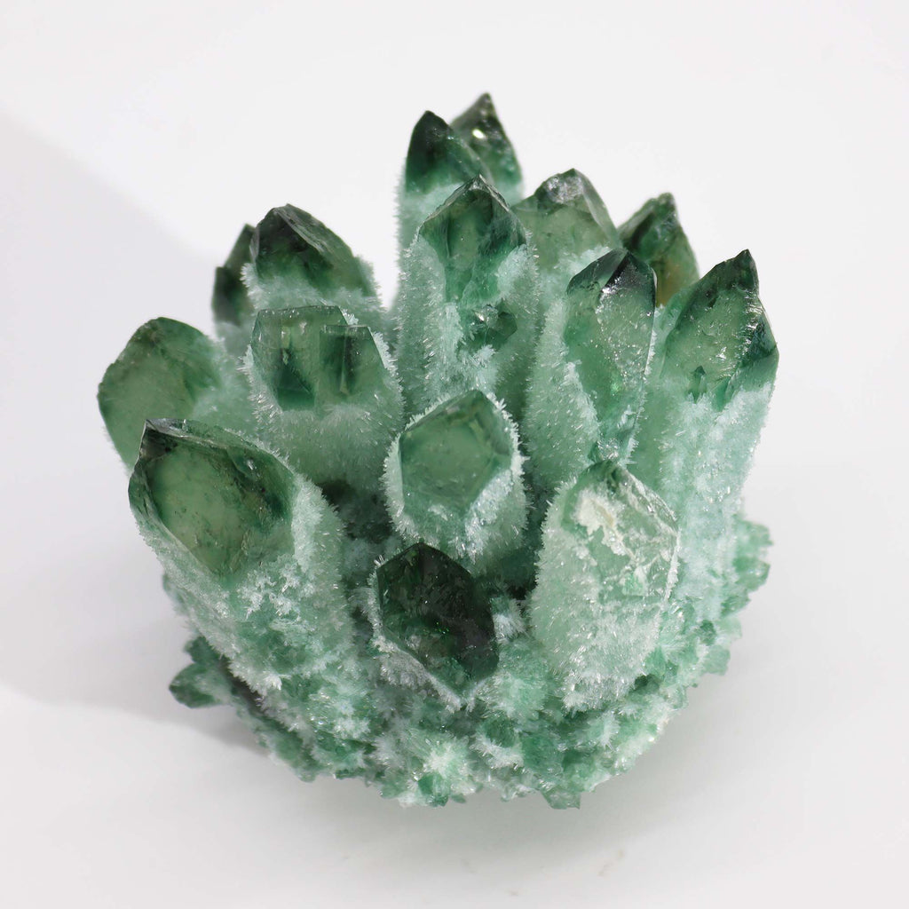 Cluster di Quarzo Verde - Green Ghost Quartz 1pezzo