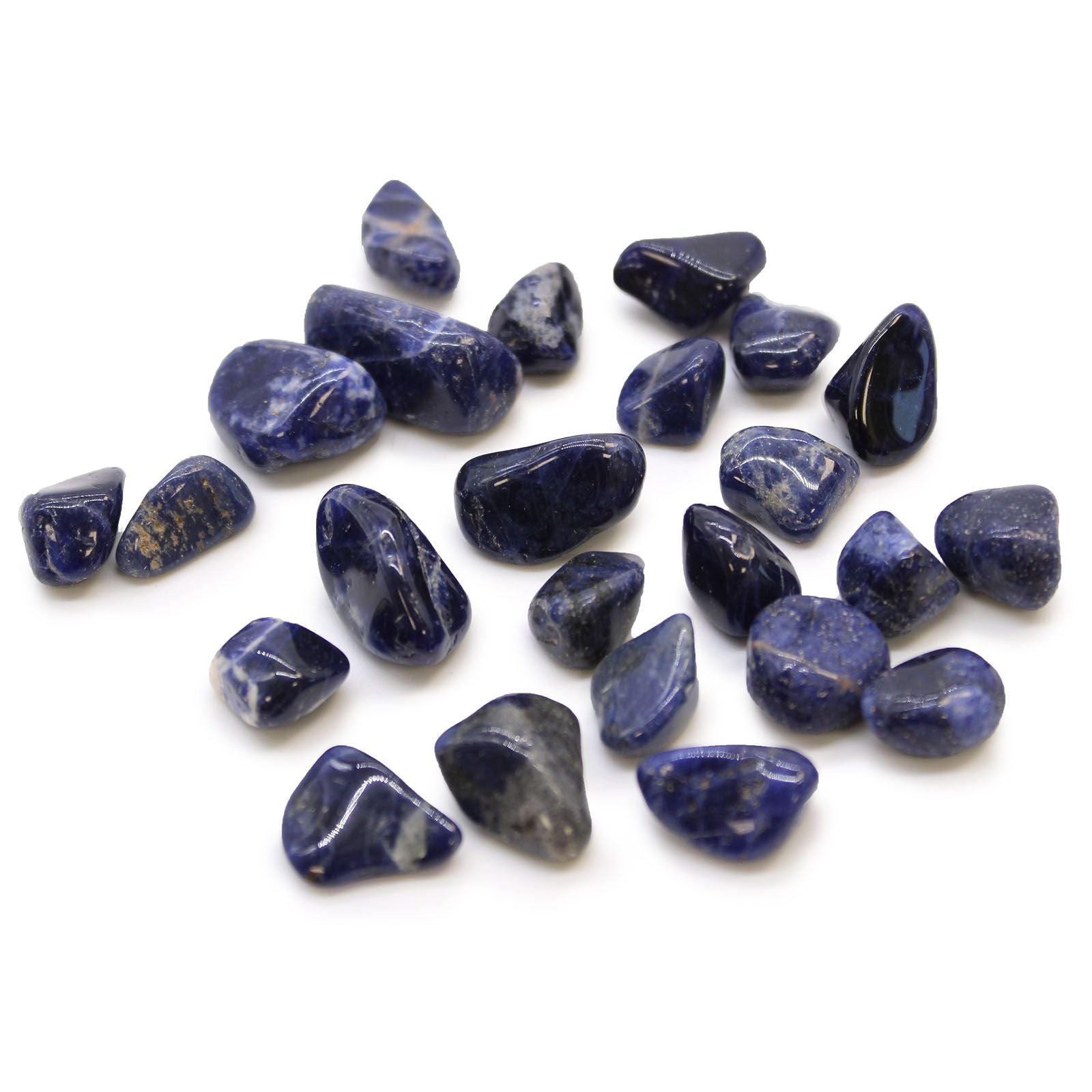 Pietre di Sodalite Africane - Piccole 24pezzi