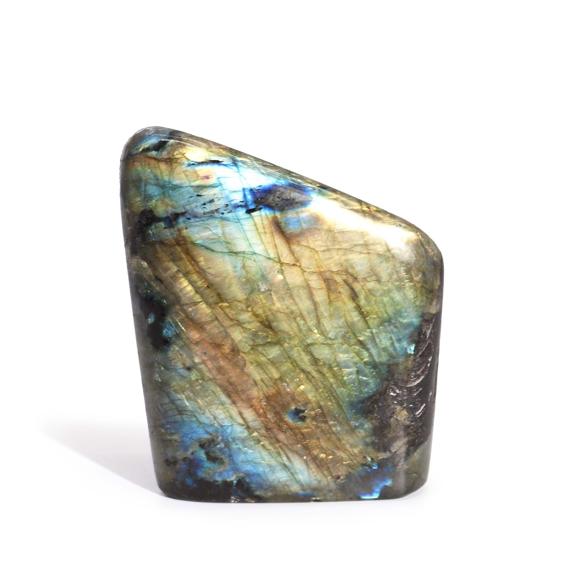 Pietra Labradorite Madagascar 550-750g 110-140mm 1pezzo