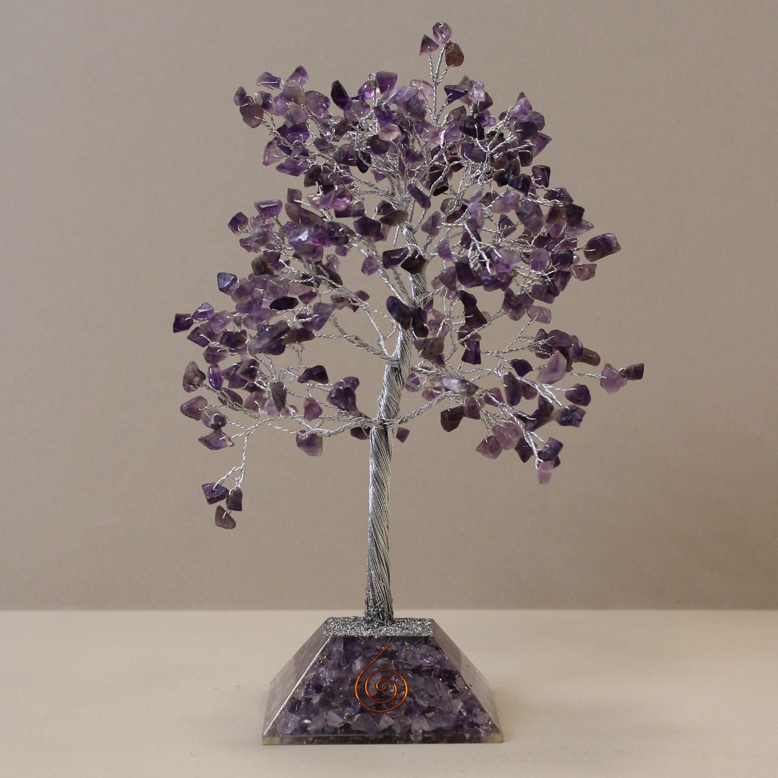 Albero di Pietre Preziose con Base in Orgonite 320 Pietre