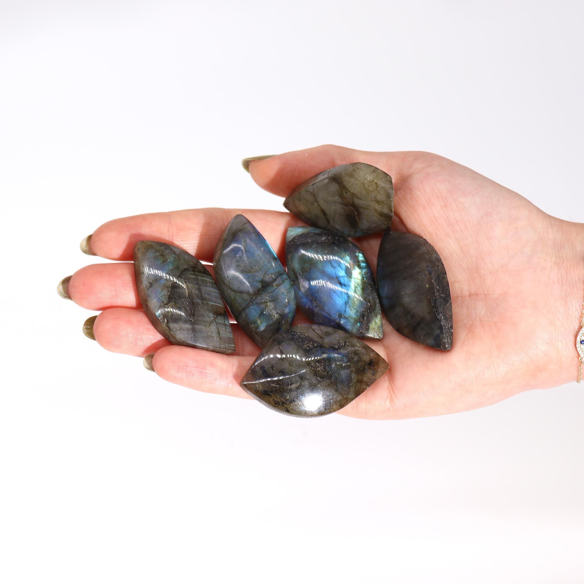 Foglia Labradorite Madagascar 45-55mm 1pezzo