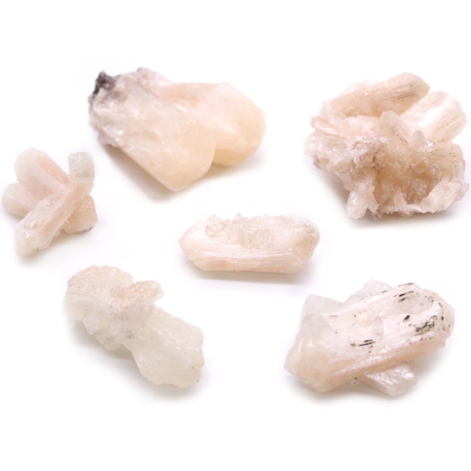 Combinazione Stilbite e Apofillite 20-30mm 6pezzi