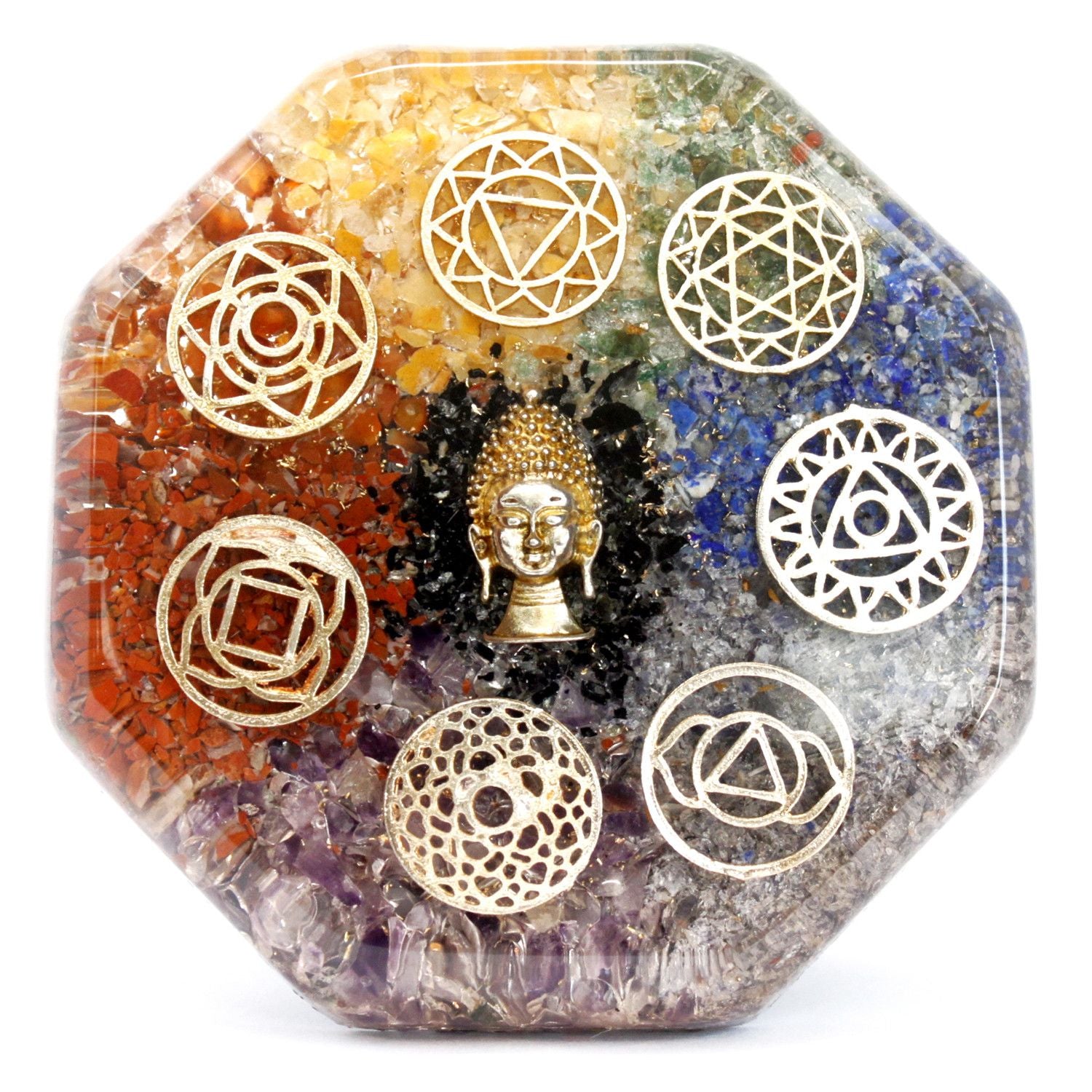 Orgonite Energetica Scrivania - Buddha Chakra Lrg
