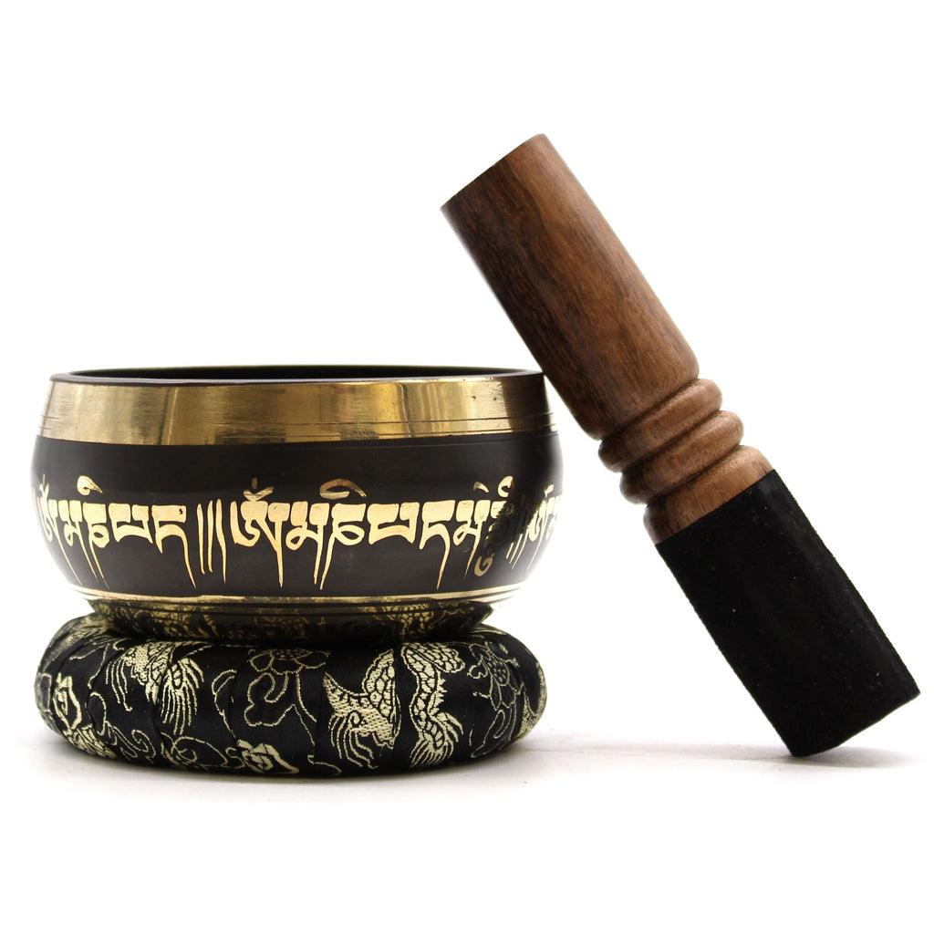 Set Campana Tibetana con Fiore di Loto