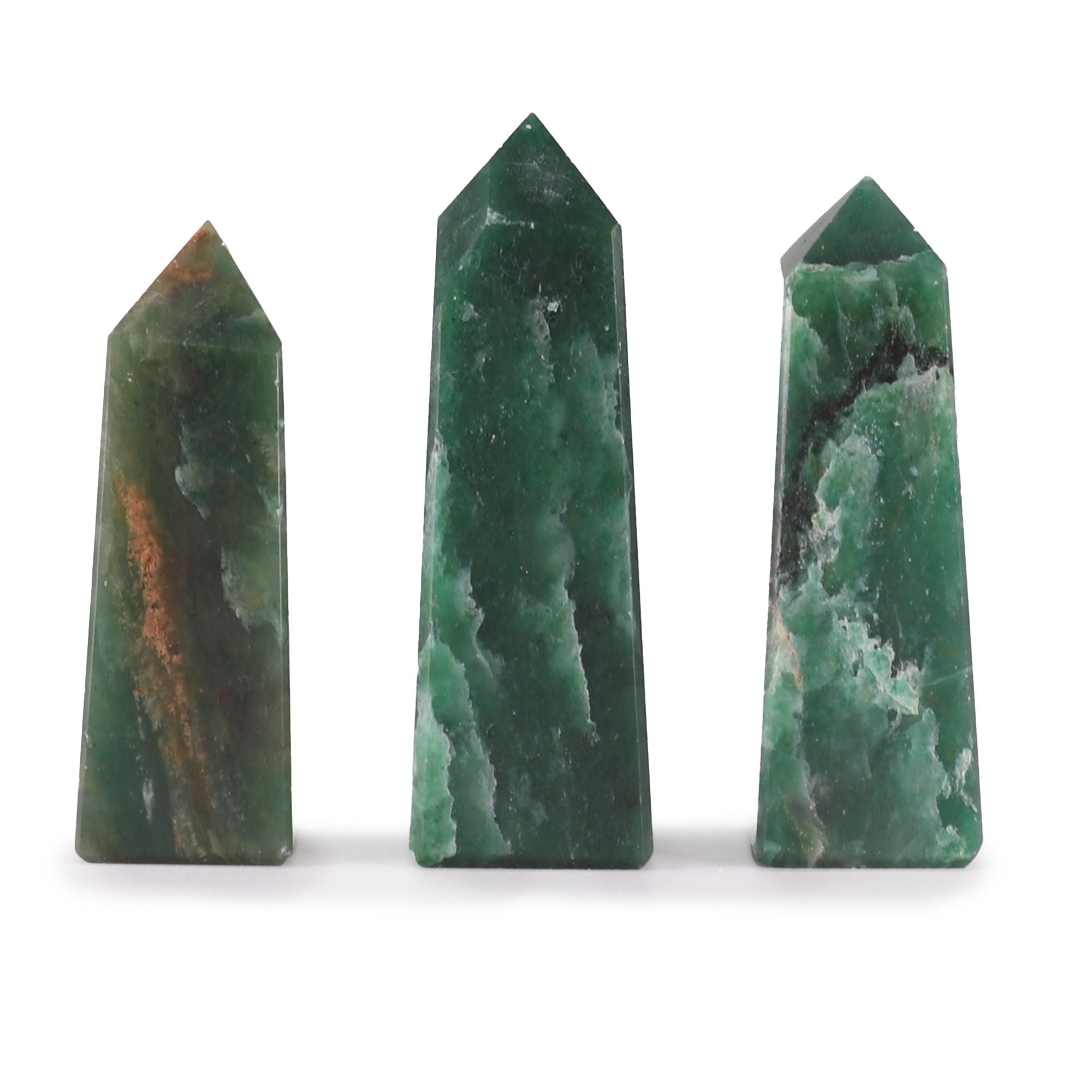 Punta d'Obelisco in Giada Indiana 5cm 1pezzo
