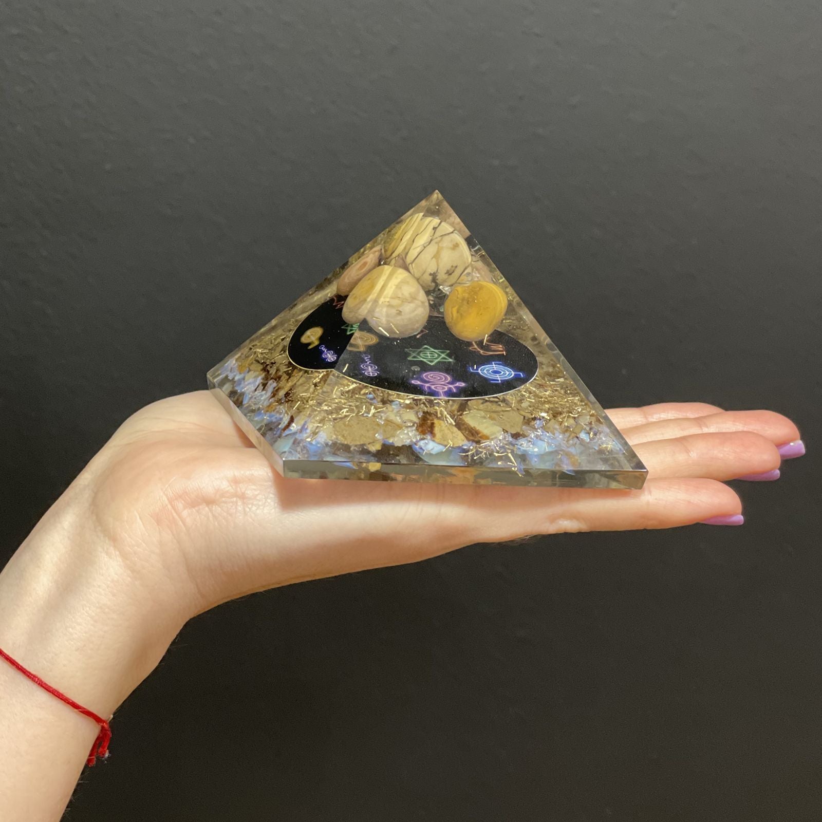 Piramide Orgonite - Midnight Reiki - 70mm