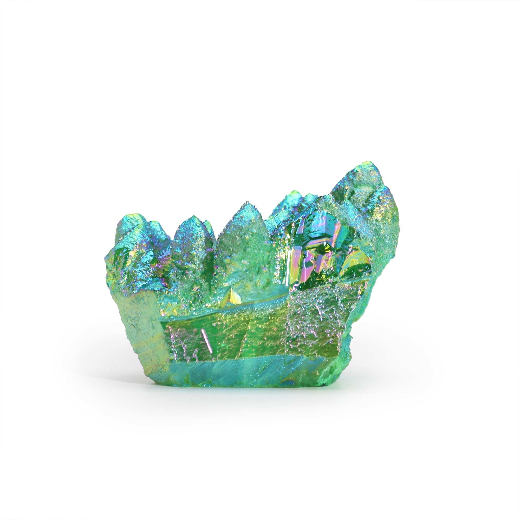 Aura Green Flame Quarzo - Cristallo Quarzo Med Enhanced 1pezzo