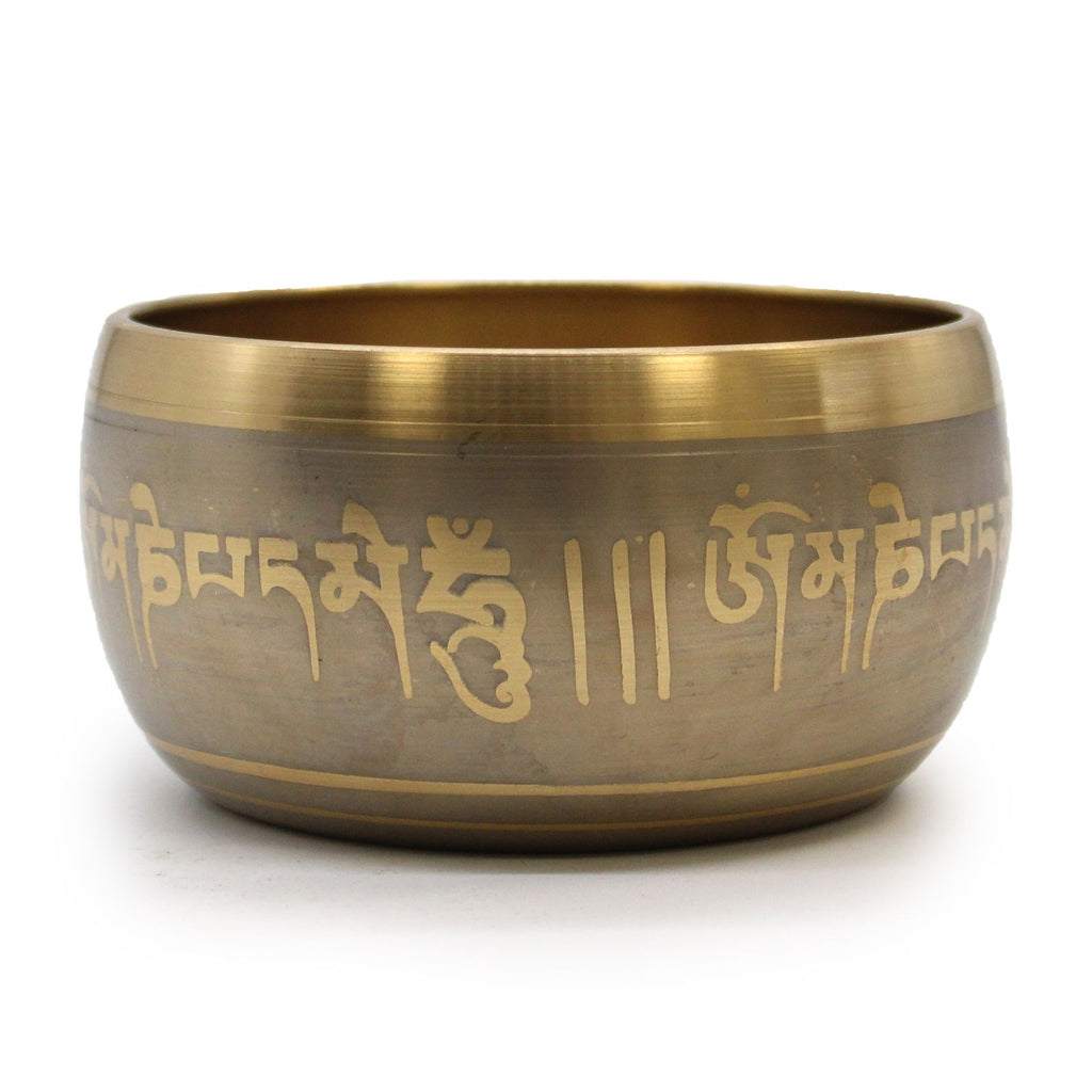 Ciotola Tibetana a 5 Buddha - Grande
