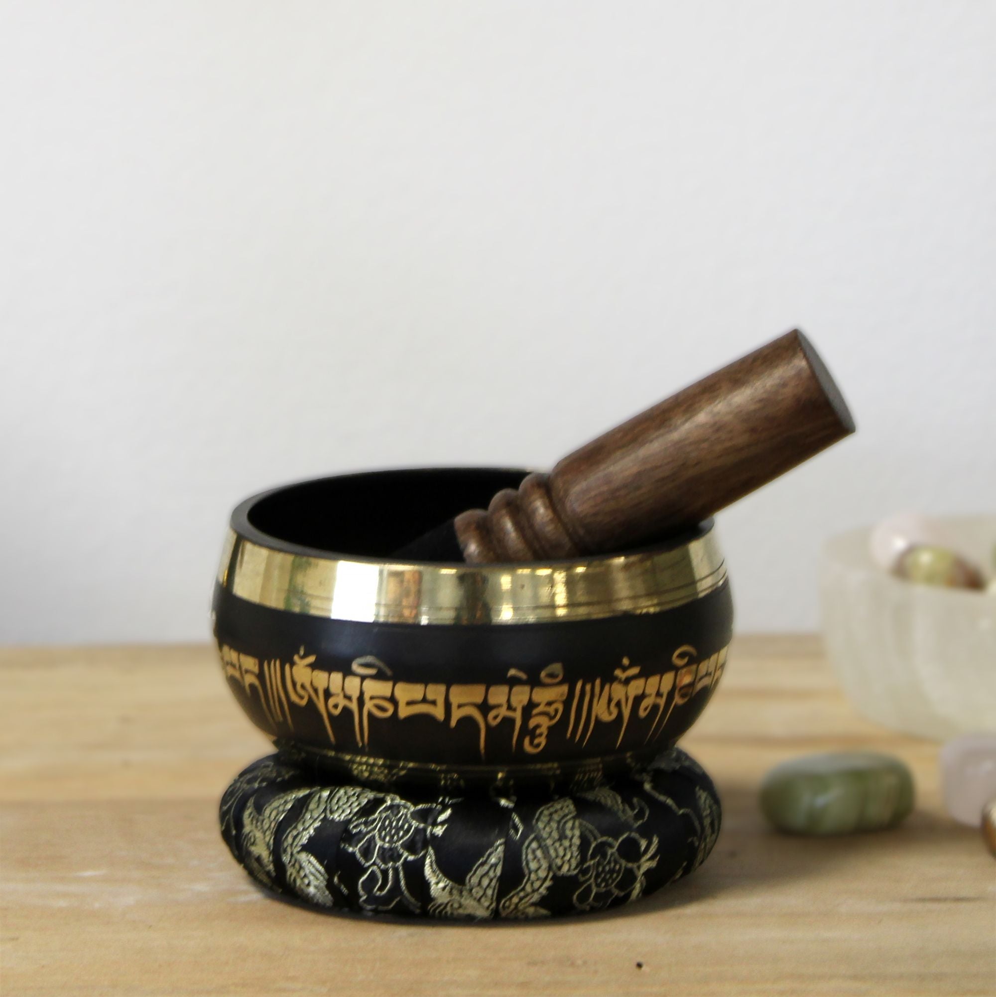 Set Campana Tibetana con Fiore di Loto