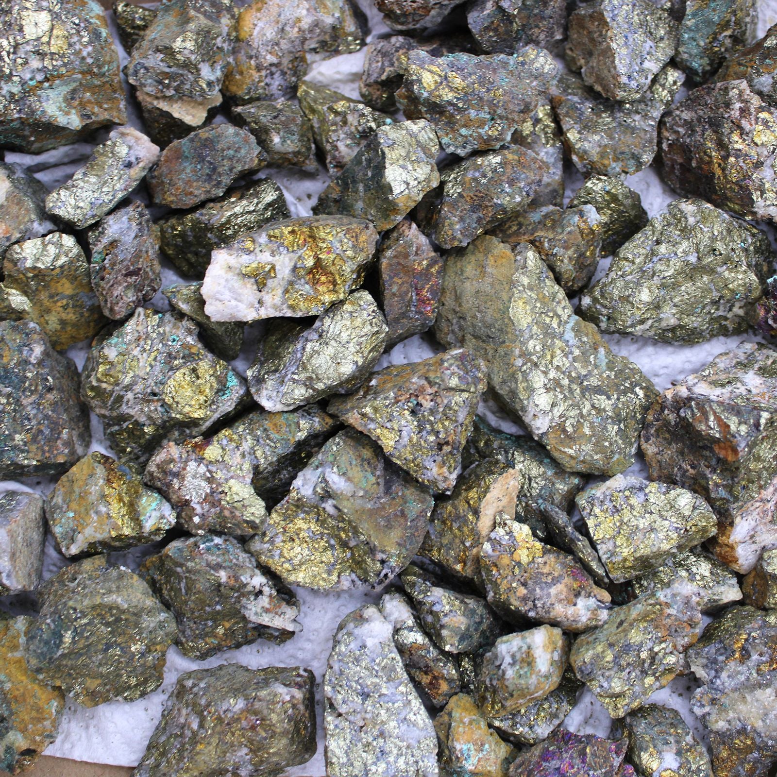Campione di Minerali - Calcopirite (ca. 80 pezzi)