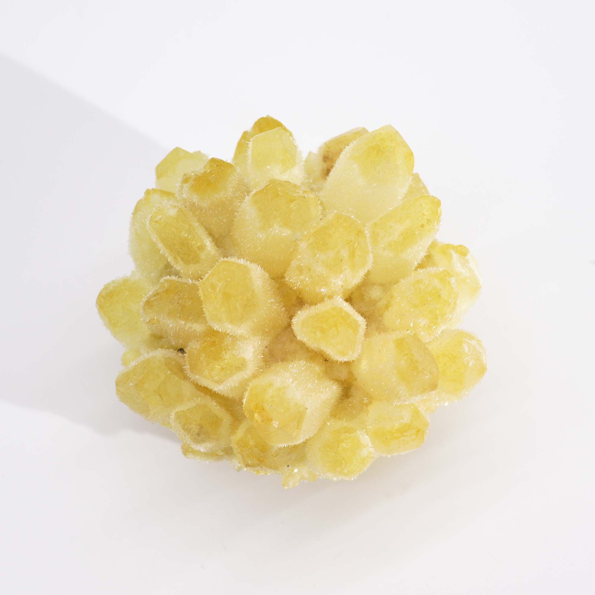 Geode di Quarzo Naturale - Quarzo Fantasma Giallo 1pezzo