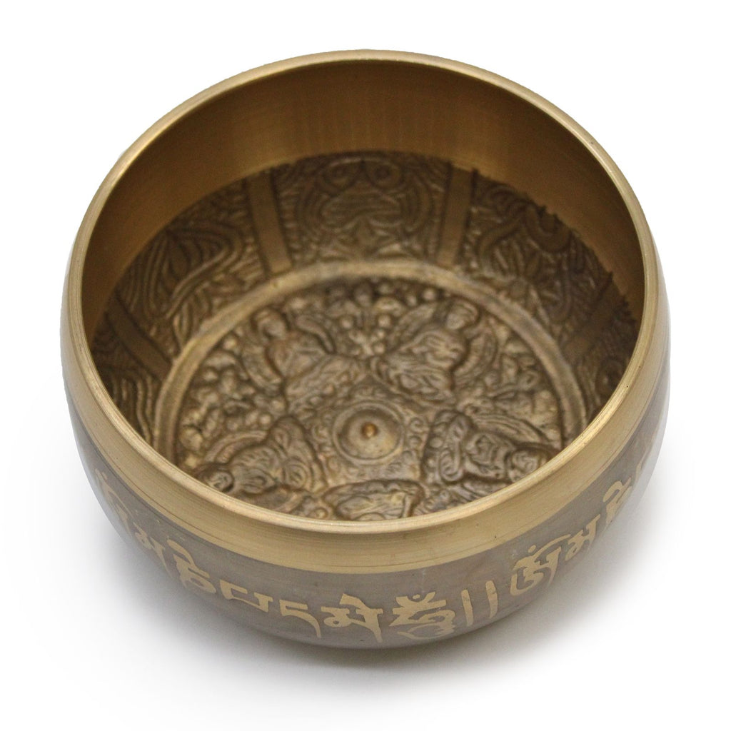 Ciotola Tibetana a 5 Buddha - Grande