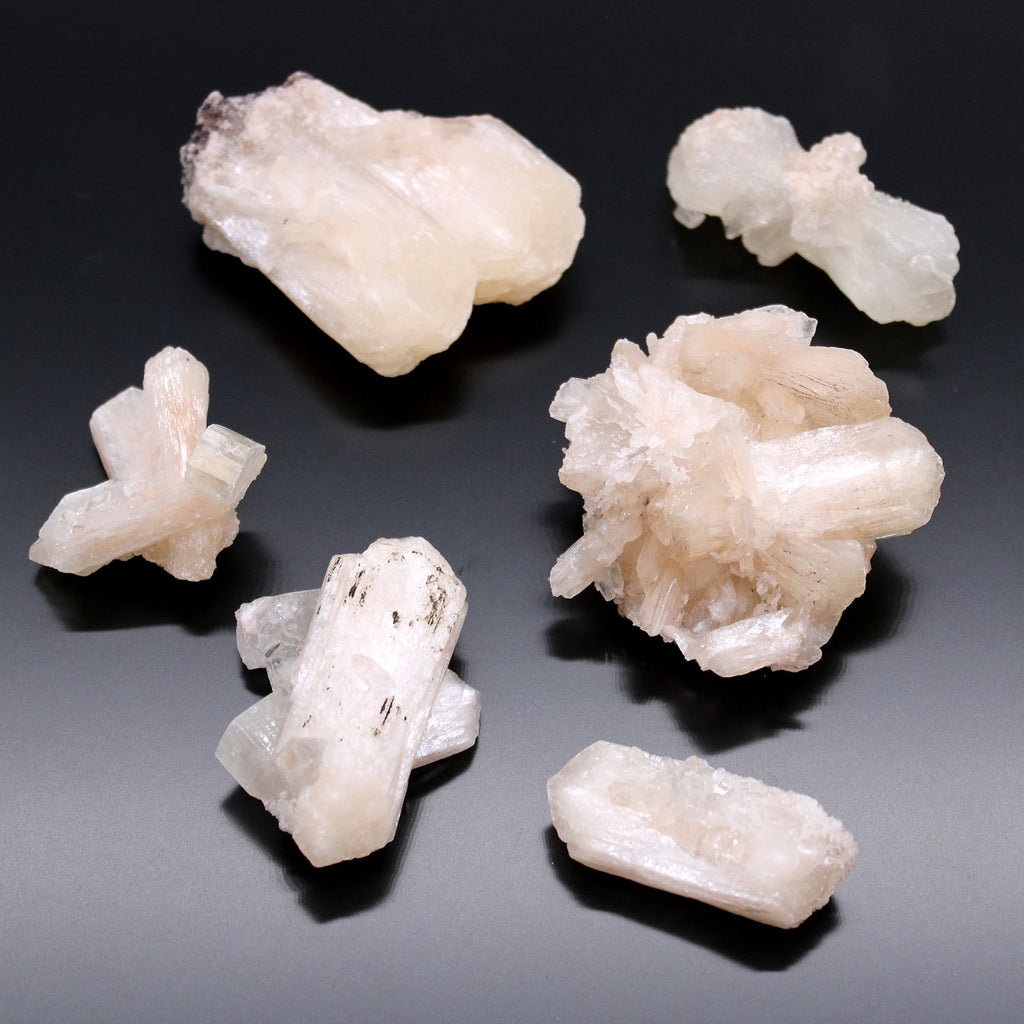 Combinazione Stilbite e Apofillite 20-30mm 6pezzi