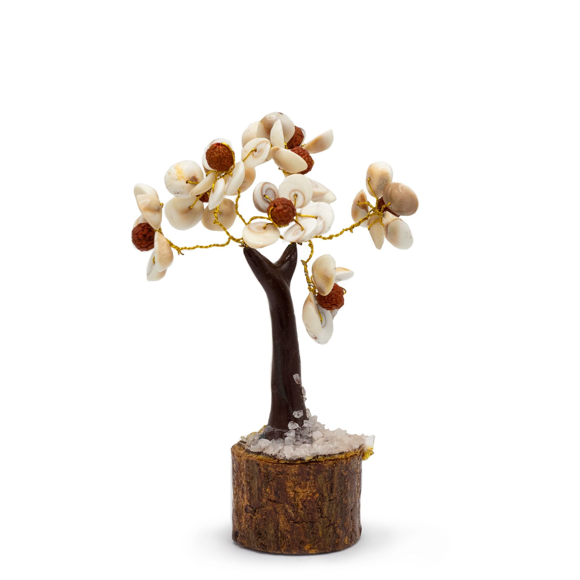 Albero di Pietre Gomati Chakra e Rudraksha, 45 Pietre