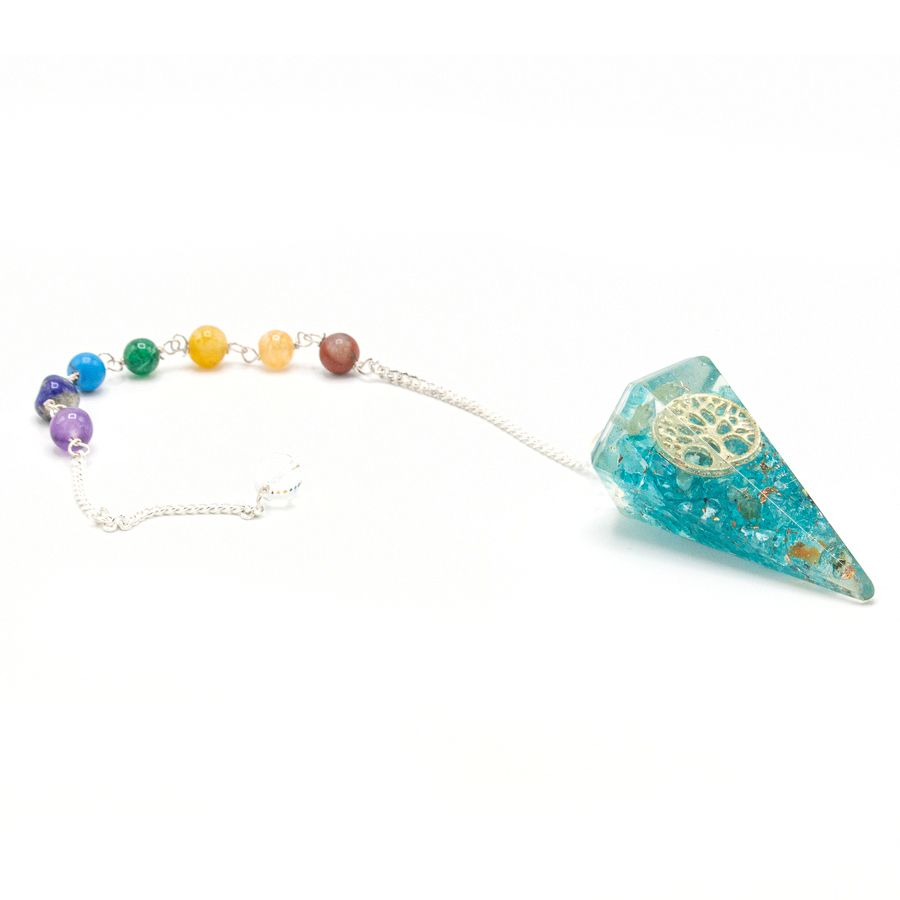 Pendolo Orgonite Chakra Albero della Vita
