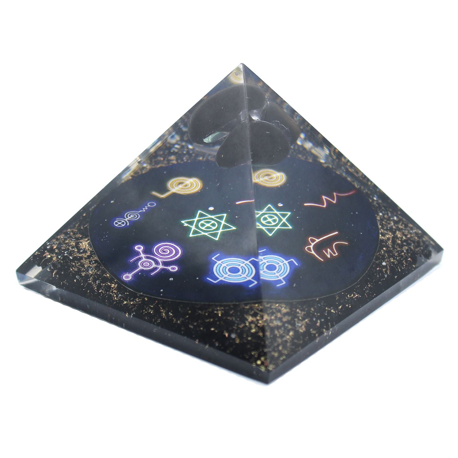 Piramide Orgonite Reiki Notte 90mm