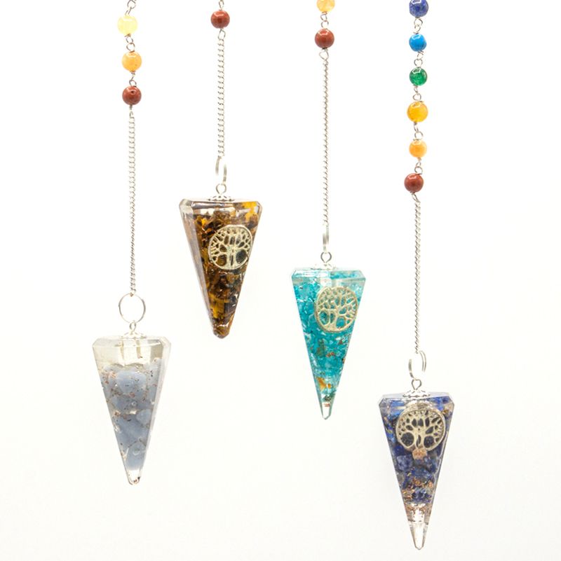 Pendolo Orgonite Chakra Albero della Vita