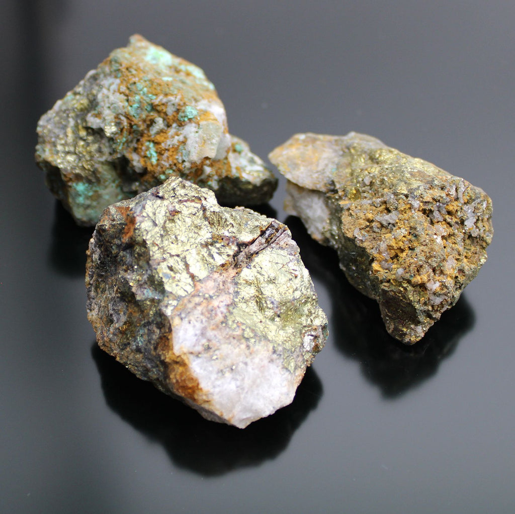 Campione di Minerali - Calcopirite (ca. 80 pezzi)