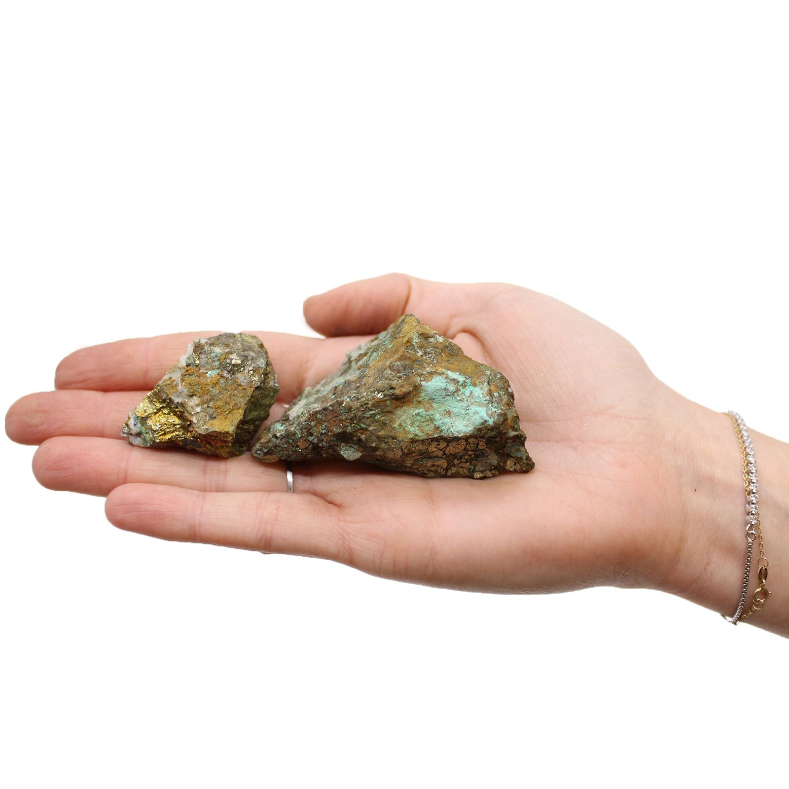 Campione di Minerali - Calcopirite (ca. 80 pezzi)