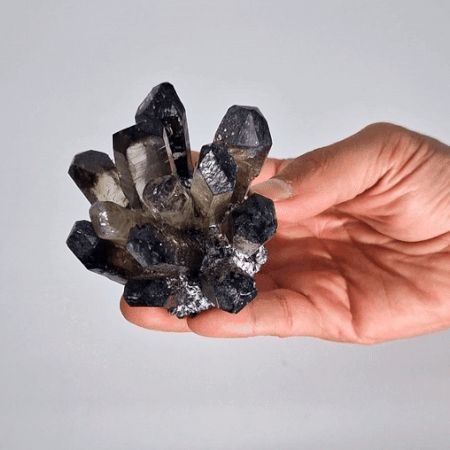 Cluster di Quarzo Artigianale - Fantasma Fumè 1pezzo