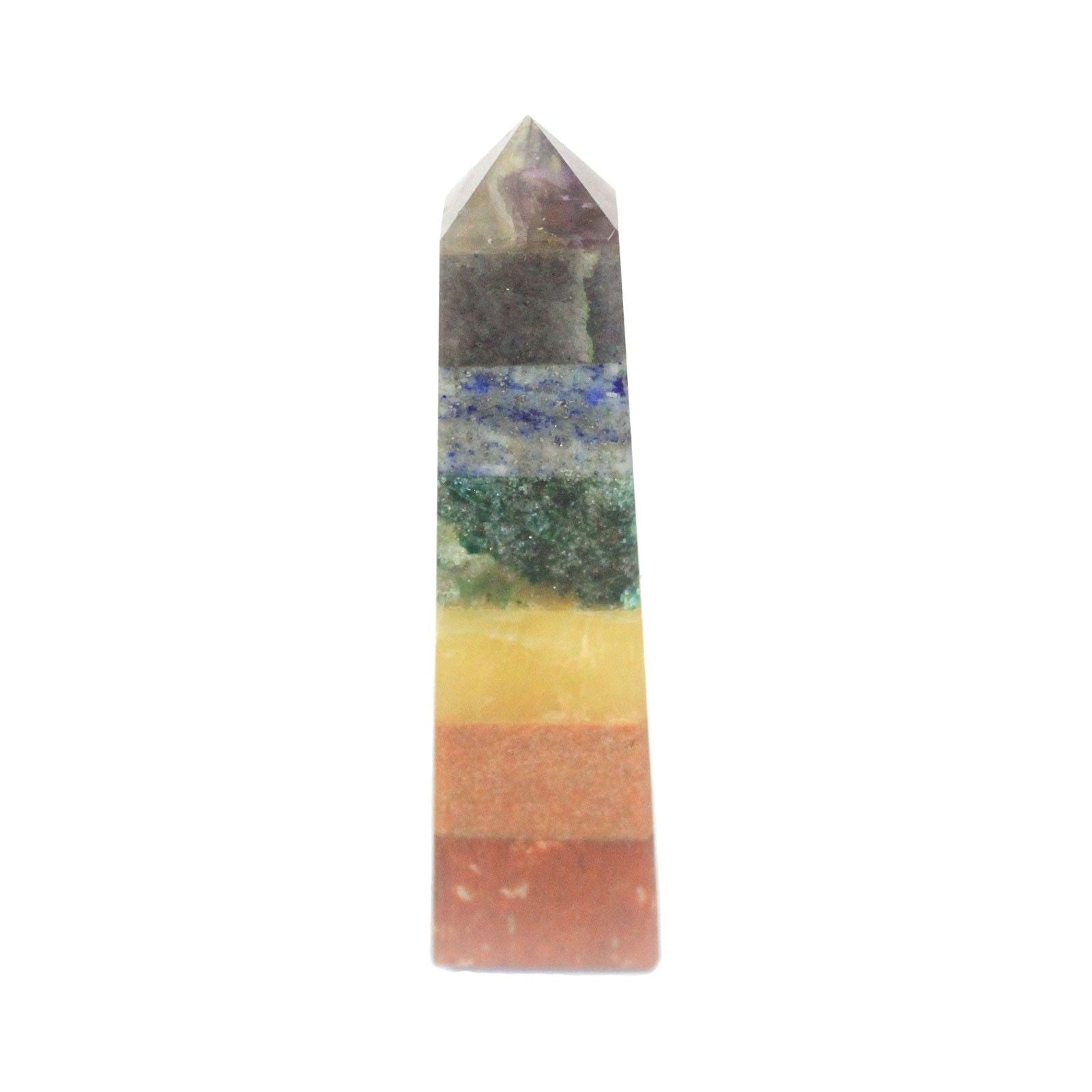 Obelisco Chakra in Cristallo Naturale 1pezzo