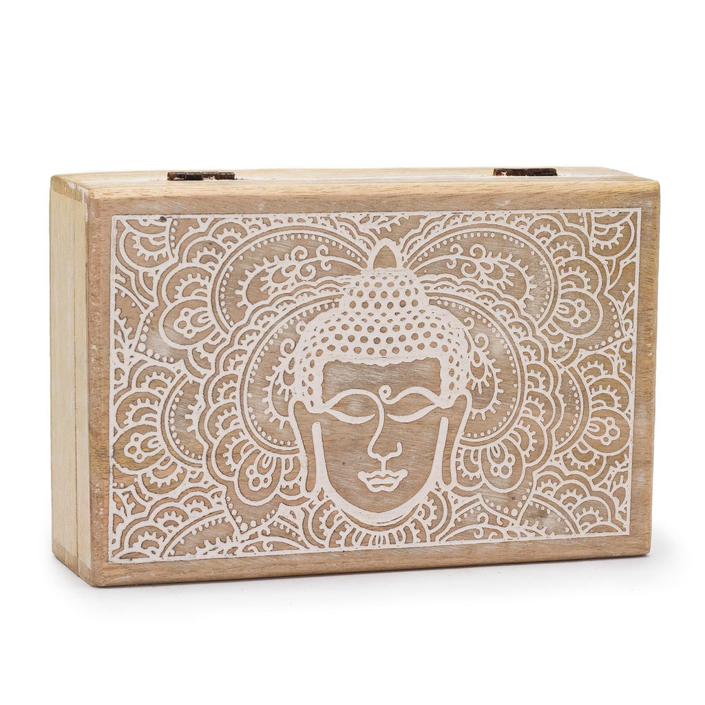 Scatola Rettangolare Buddha 21,5x14x6,3 cm